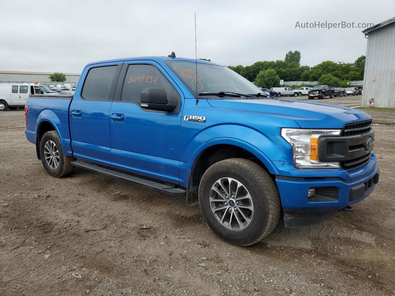 2019 Ford F150 Supercrew Blue vin: 1FTEW1EP1KKF25351