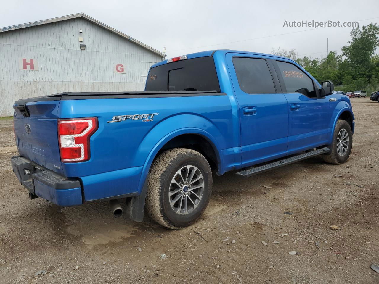 2019 Ford F150 Supercrew Blue vin: 1FTEW1EP1KKF25351