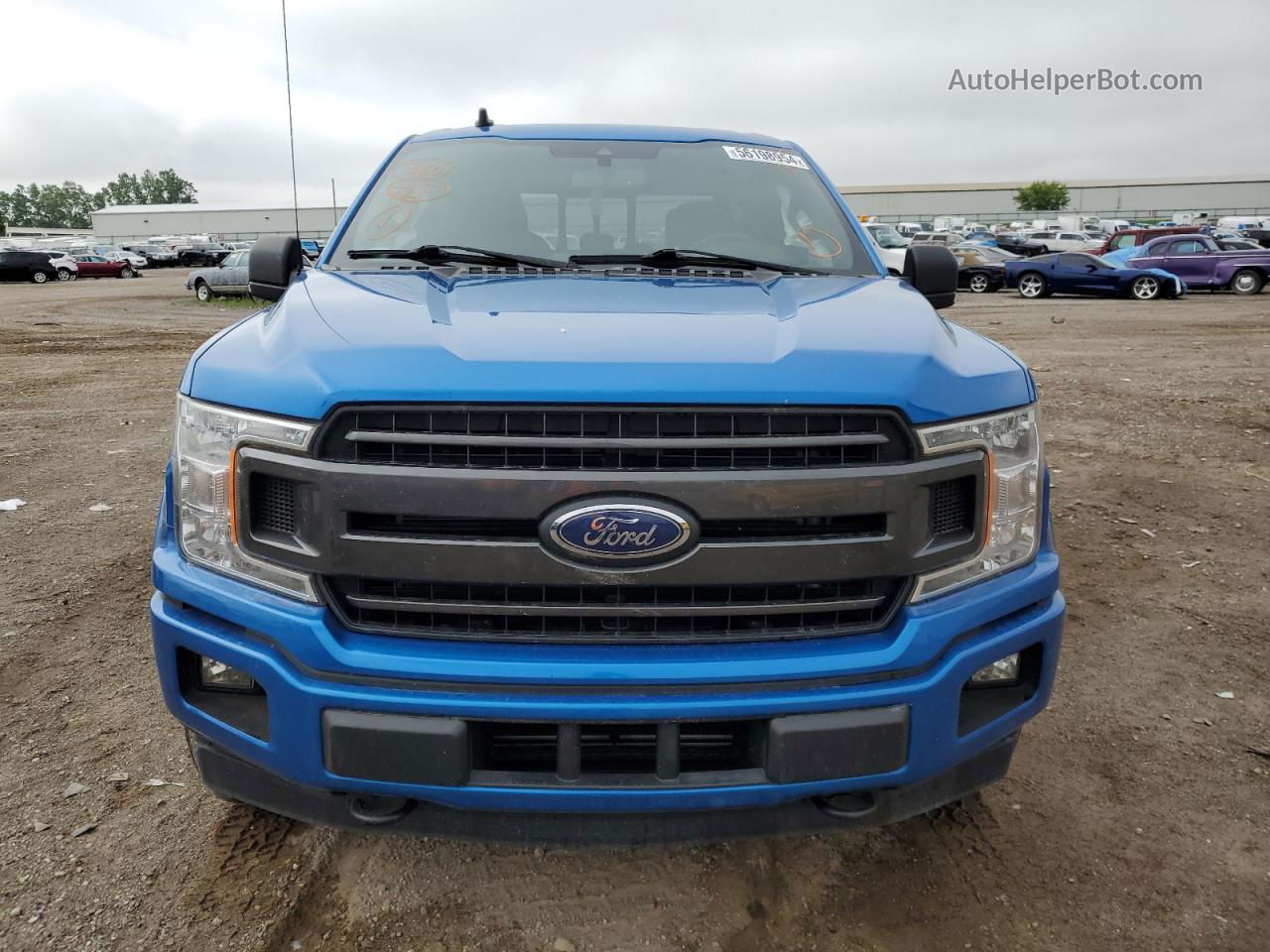 2019 Ford F150 Supercrew Blue vin: 1FTEW1EP1KKF25351