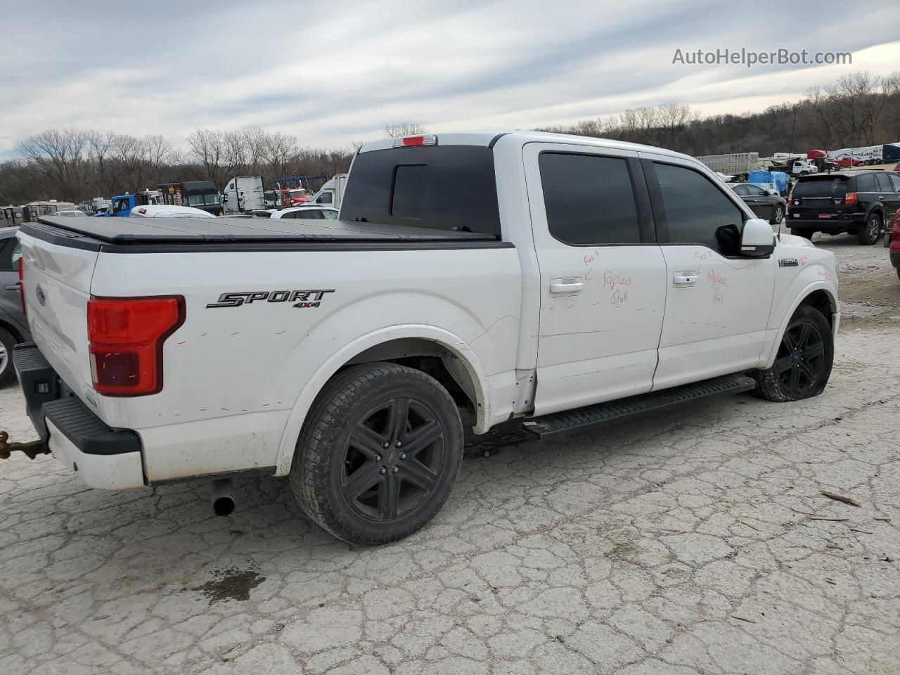 2020 Ford F150 Supercrew White vin: 1FTEW1EP1LFA00834