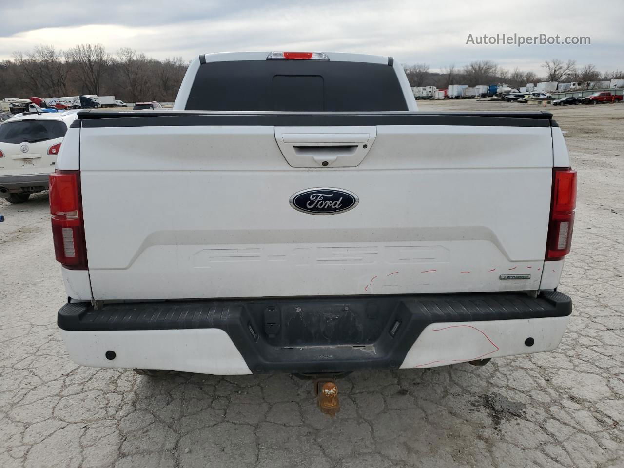 2020 Ford F150 Supercrew White vin: 1FTEW1EP1LFA00834