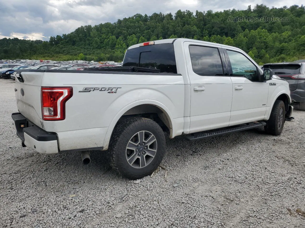 2017 Ford F150 Supercrew White vin: 1FTEW1EP2HFA58992