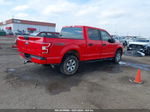 2018 Ford F-150 Xl Red vin: 1FTEW1EP2JFC09934