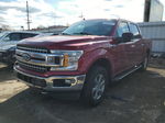 2018 Ford F150 Supercrew Red vin: 1FTEW1EP2JFE66320