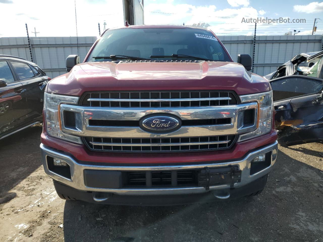 2018 Ford F150 Supercrew Red vin: 1FTEW1EP2JFE66320