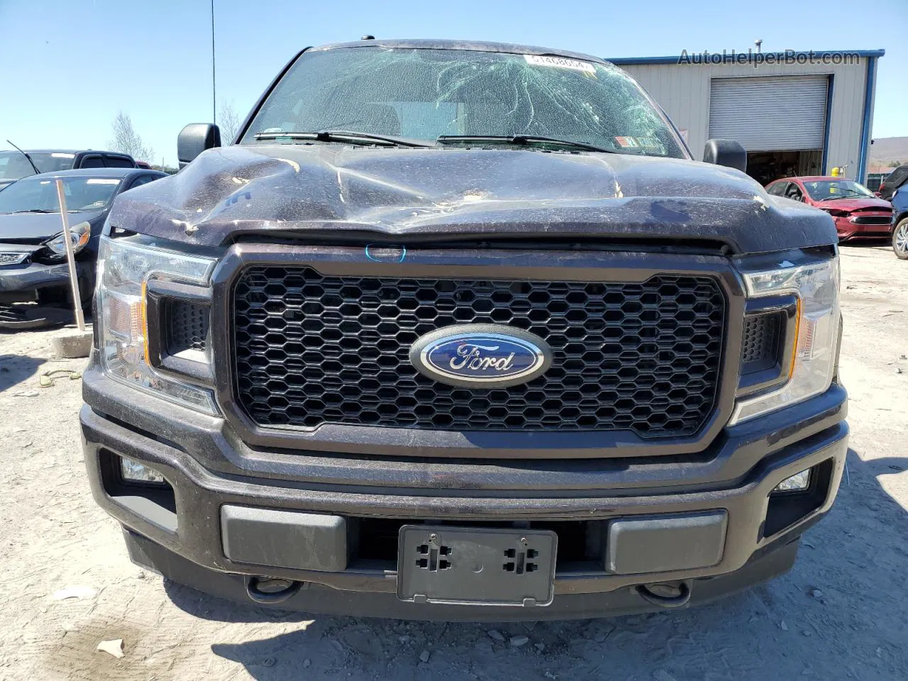 2018 Ford F150 Supercrew Maroon vin: 1FTEW1EP2JKC30533