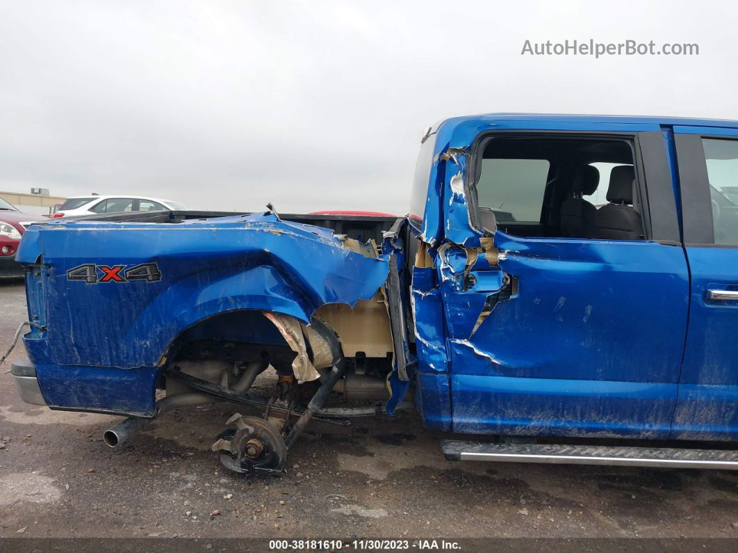 2018 Ford F-150 Xlt Blue vin: 1FTEW1EP2JKC53049