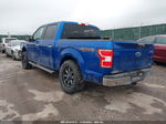 2018 Ford F-150 Xlt Blue vin: 1FTEW1EP2JKC53049