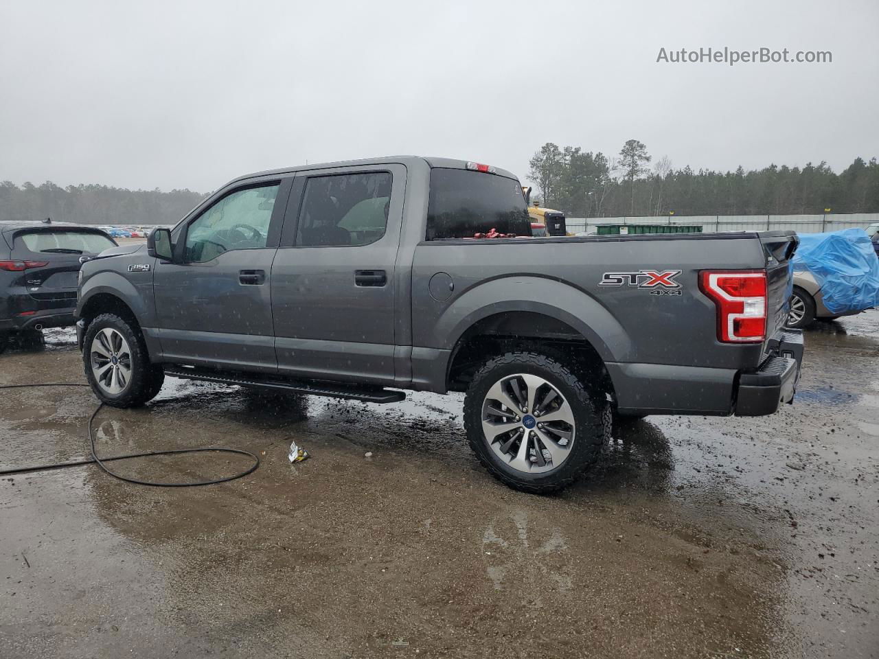 2019 Ford F150 Supercrew Gray vin: 1FTEW1EP2KFC95635