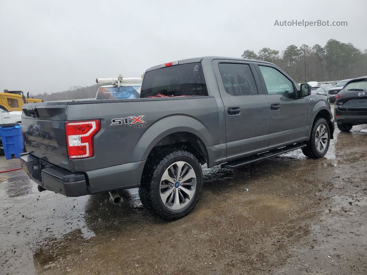 2019 Ford F150 Supercrew Gray vin: 1FTEW1EP2KFC95635