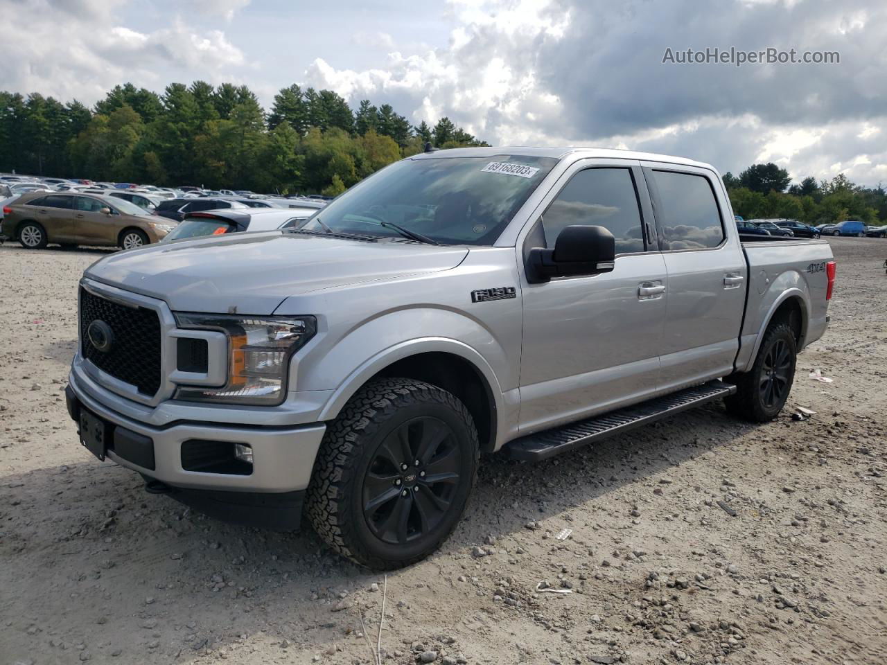 2020 Ford F150 Supercrew Silver vin: 1FTEW1EP2LFB73892