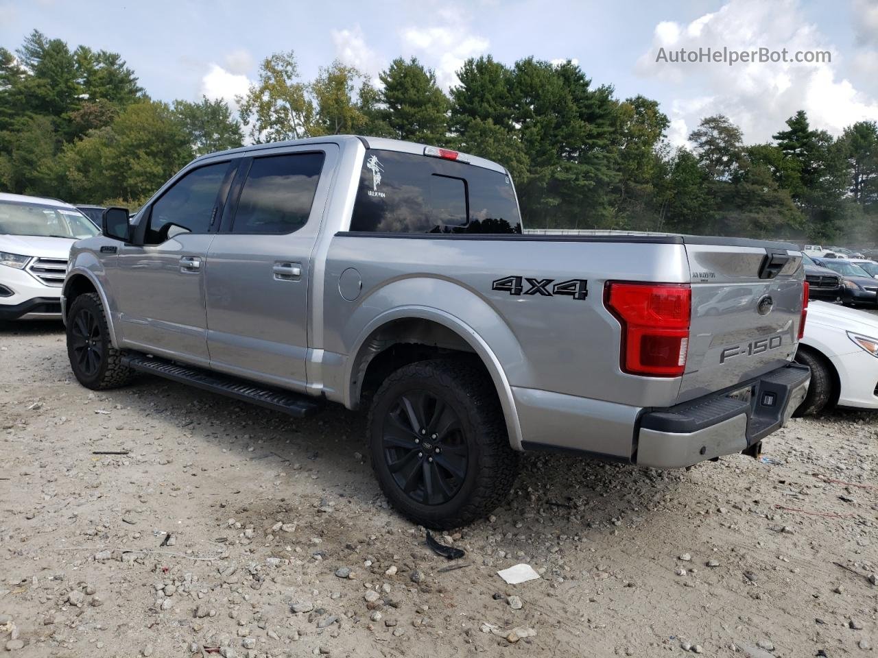 2020 Ford F150 Supercrew Silver vin: 1FTEW1EP2LFB73892