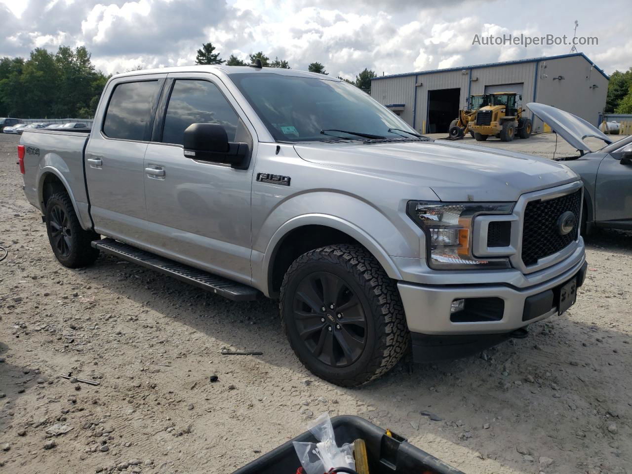 2020 Ford F150 Supercrew Silver vin: 1FTEW1EP2LFB73892