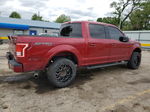 2017 Ford F150 Supercrew Red vin: 1FTEW1EP3HKC52504