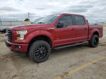 2017 Ford F150 Supercrew Red vin: 1FTEW1EP3HKC52504