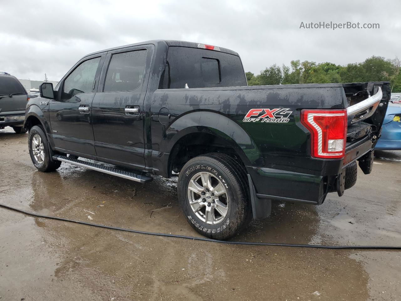 2017 Ford F150 Supercrew Black vin: 1FTEW1EP3HKD29548