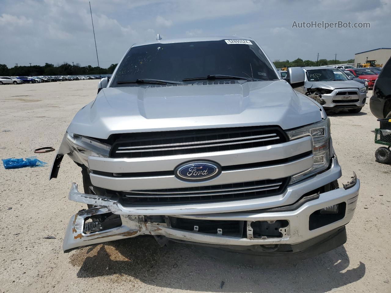 2018 Ford F150 Supercrew Silver vin: 1FTEW1EP3JFB02715