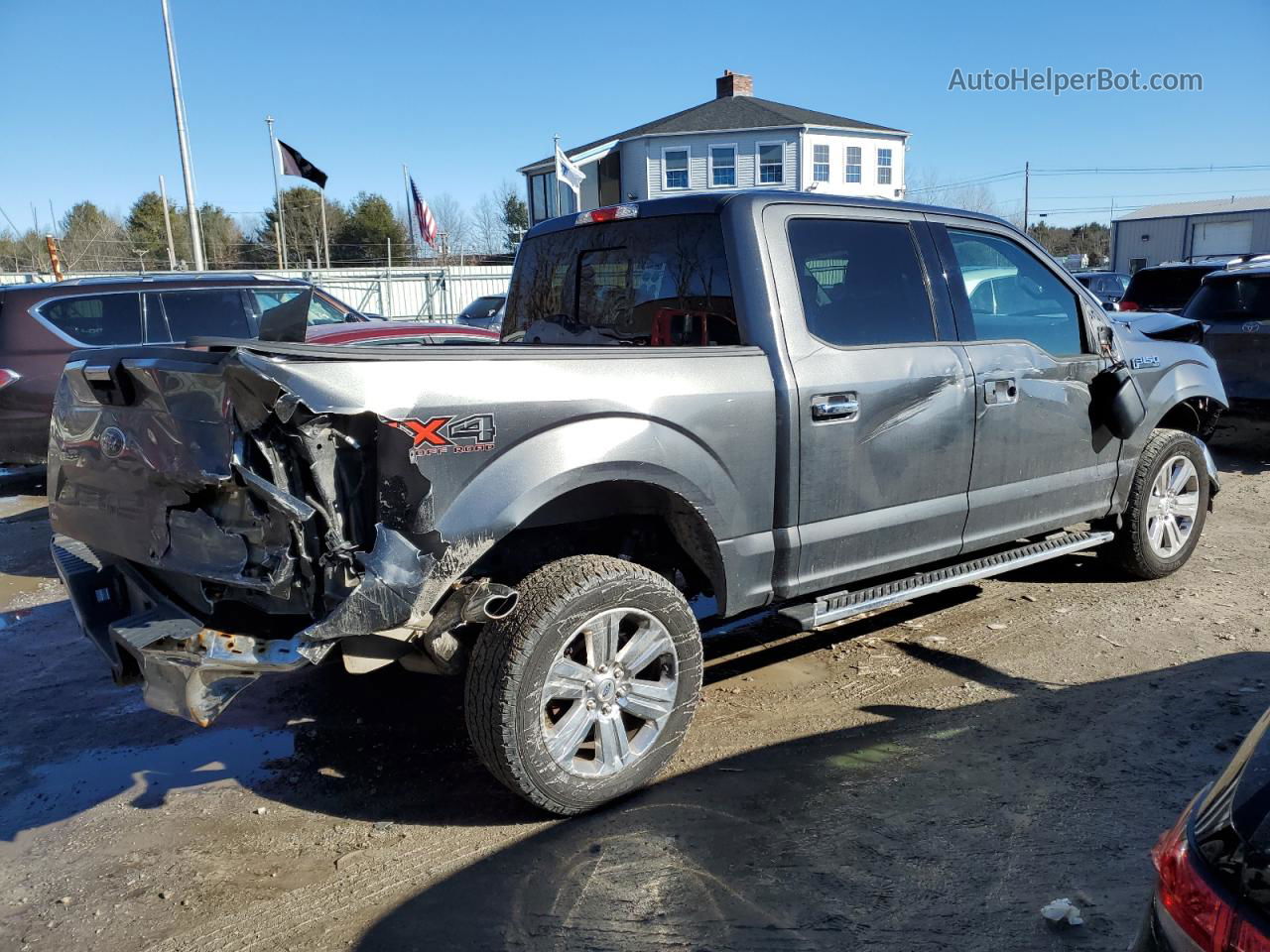 2018 Ford F150 Supercrew Charcoal vin: 1FTEW1EP3JFB60727