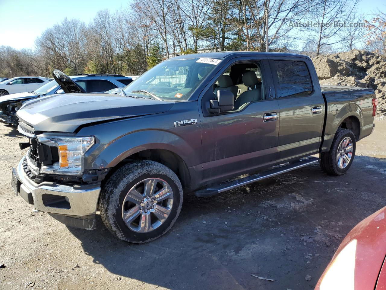 2018 Ford F150 Supercrew Charcoal vin: 1FTEW1EP3JFB60727