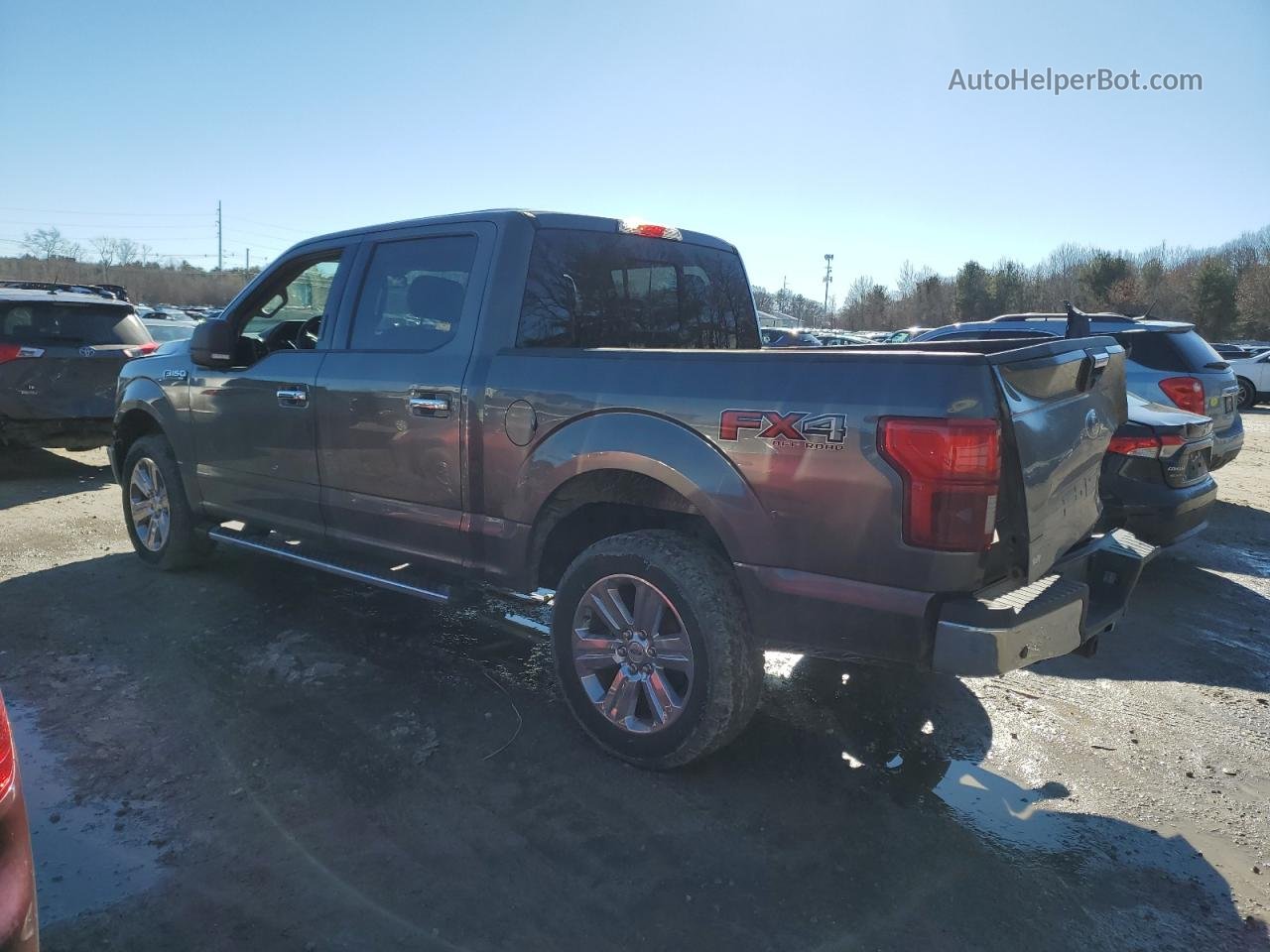 2018 Ford F150 Supercrew Charcoal vin: 1FTEW1EP3JFB60727