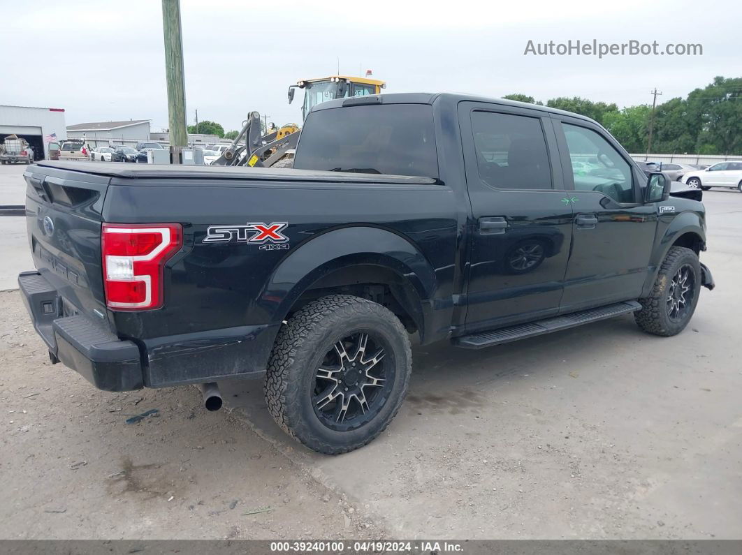 2018 Ford F-150 Xl Black vin: 1FTEW1EP3JFD66467