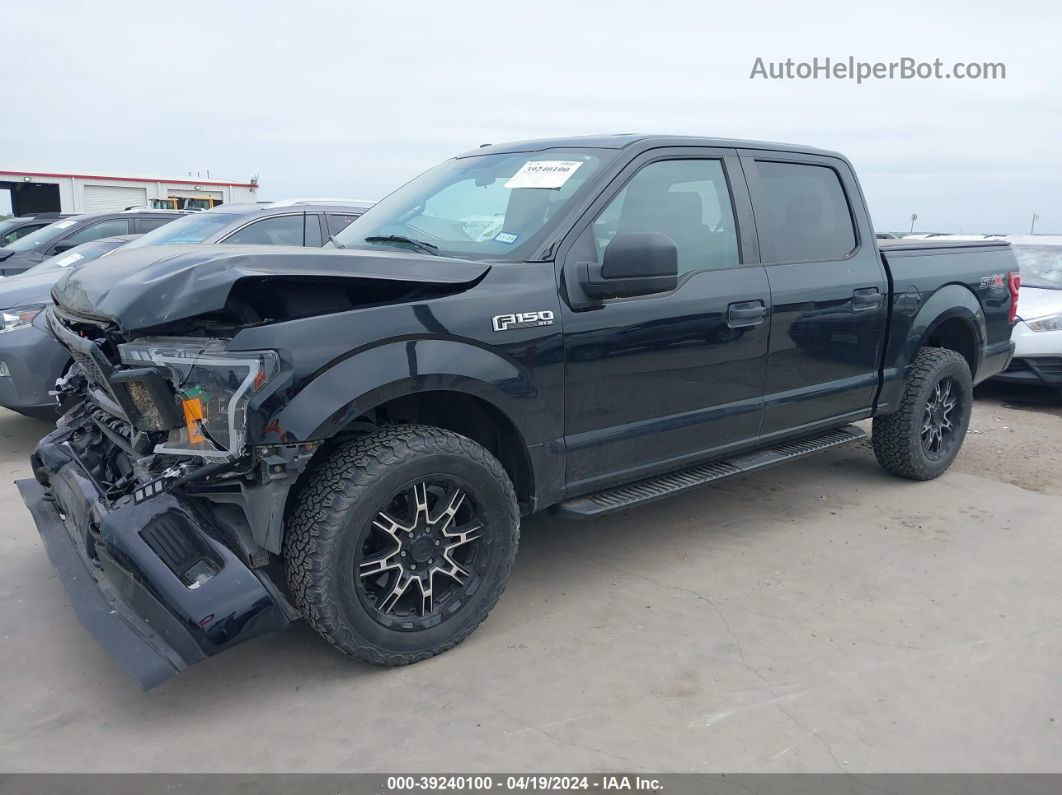 2018 Ford F-150 Xl Black vin: 1FTEW1EP3JFD66467