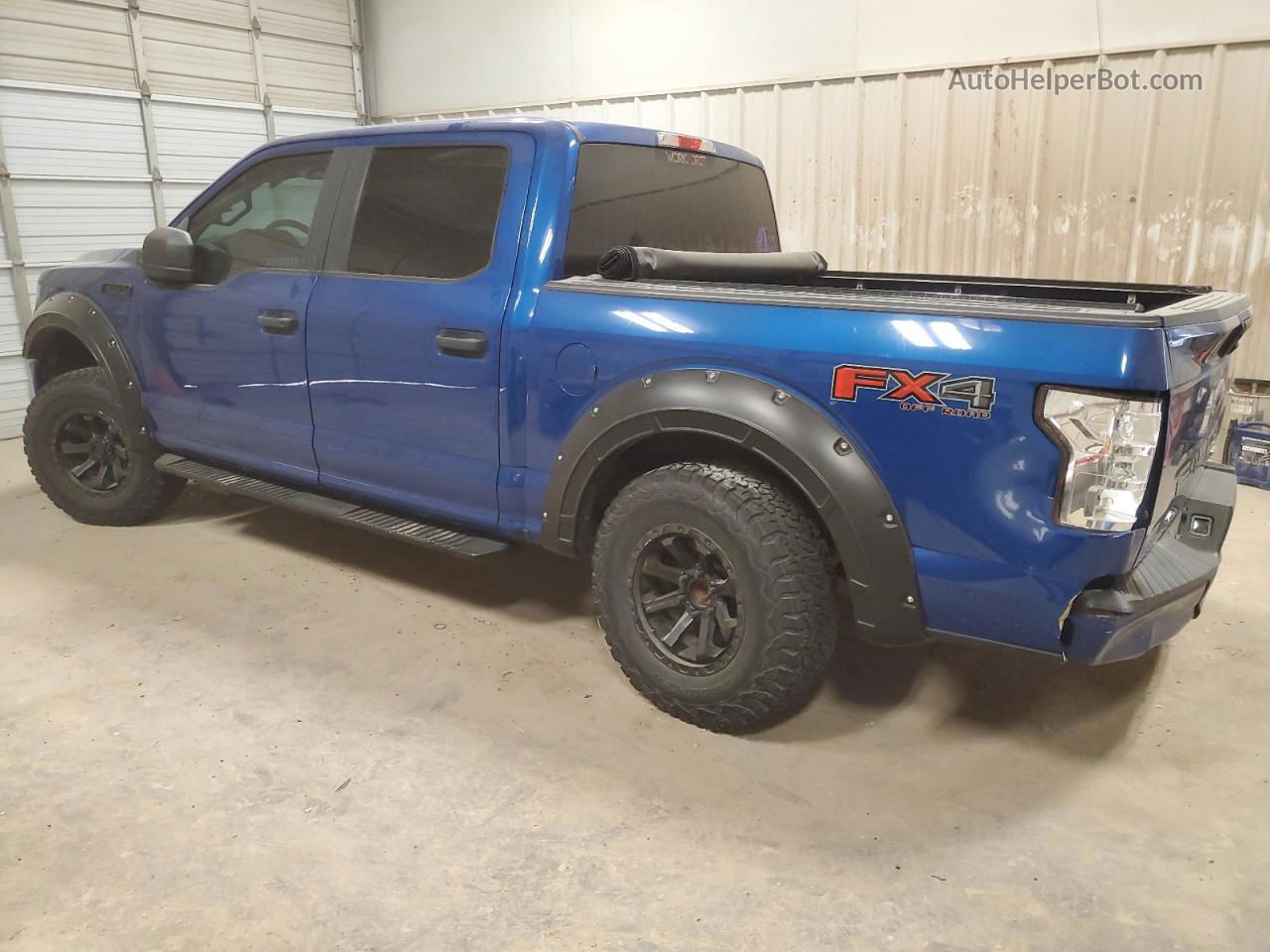 2018 Ford F150 Supercrew Синий vin: 1FTEW1EP3JKC80230