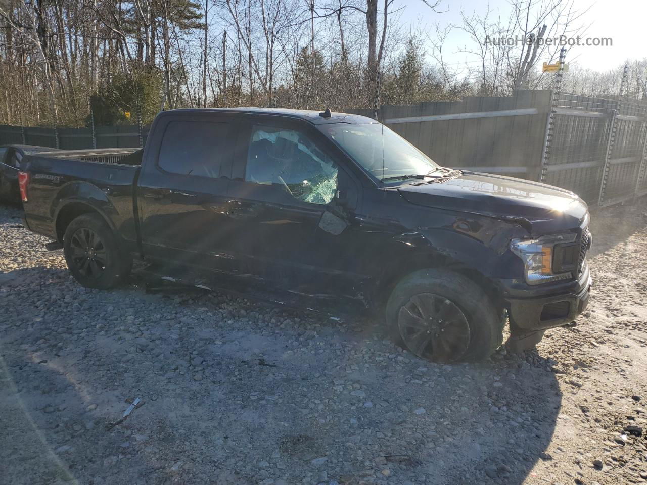 2019 Ford F150 Supercrew Black vin: 1FTEW1EP3KFB99867