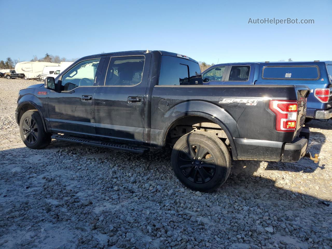 2019 Ford F150 Supercrew Black vin: 1FTEW1EP3KFB99867