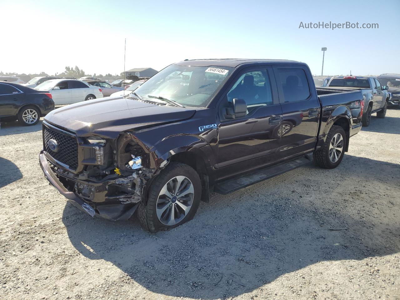 2019 Ford F150 Supercrew Purple vin: 1FTEW1EP3KKC15444