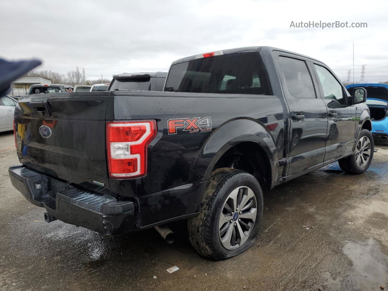 2019 Ford F150 Supercrew Black vin: 1FTEW1EP3KKC81878