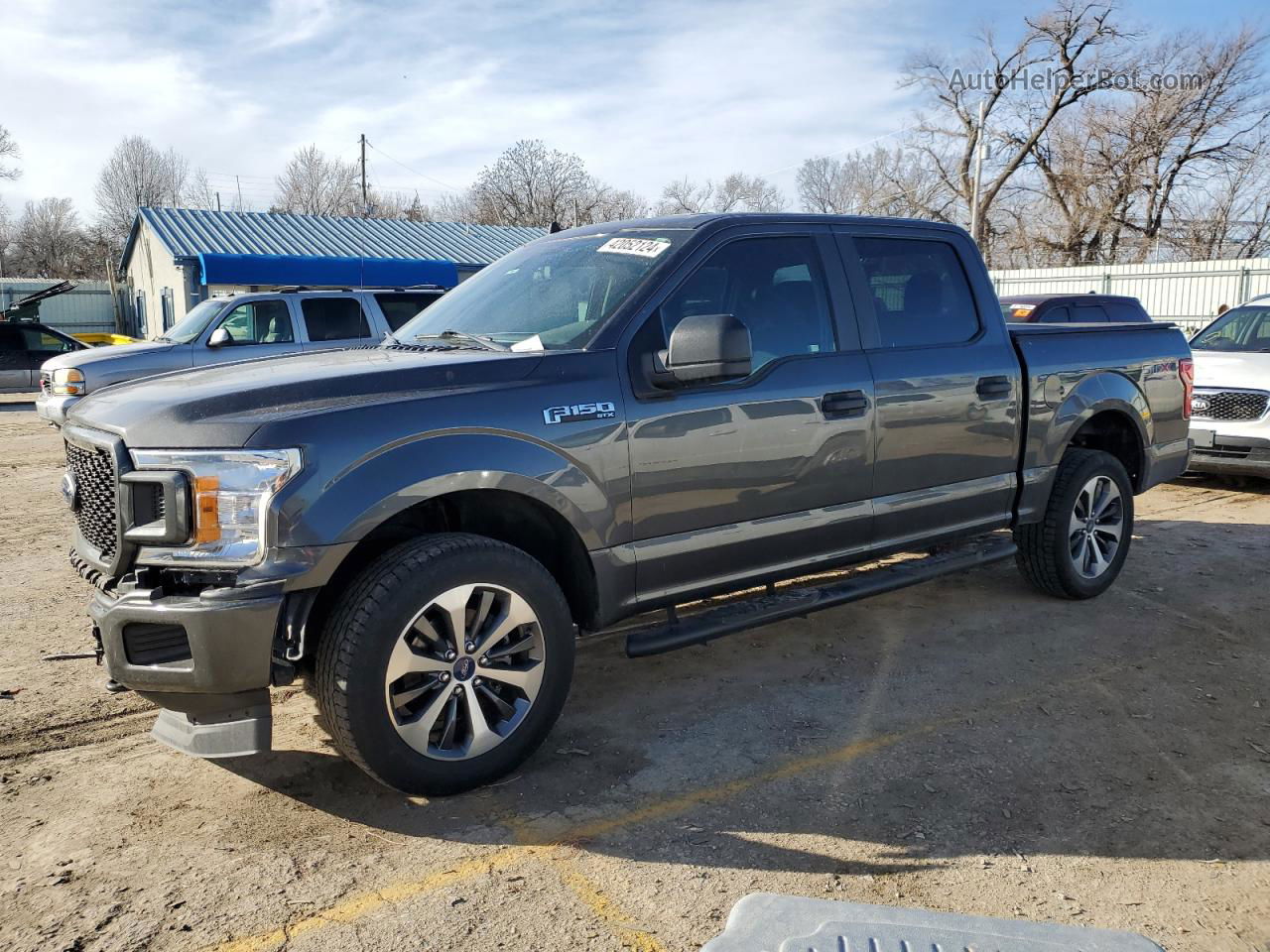 2020 Ford F150 Supercrew Gray vin: 1FTEW1EP3LKD44298