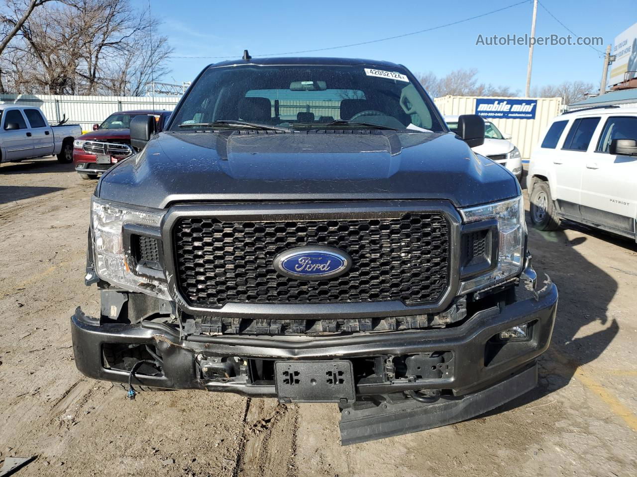 2020 Ford F150 Supercrew Gray vin: 1FTEW1EP3LKD44298