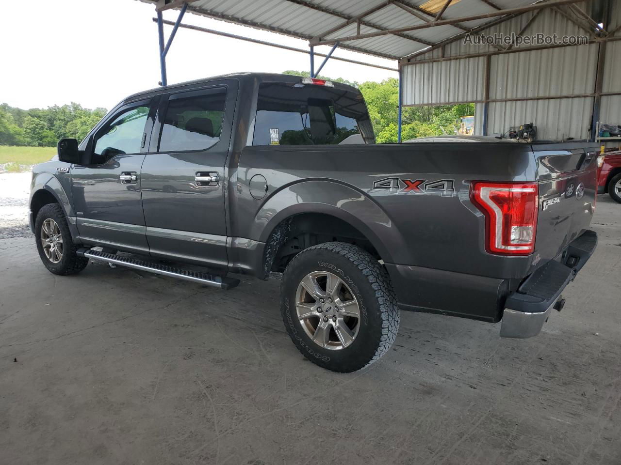 2017 Ford F150 Supercrew Gray vin: 1FTEW1EP4HFC84158