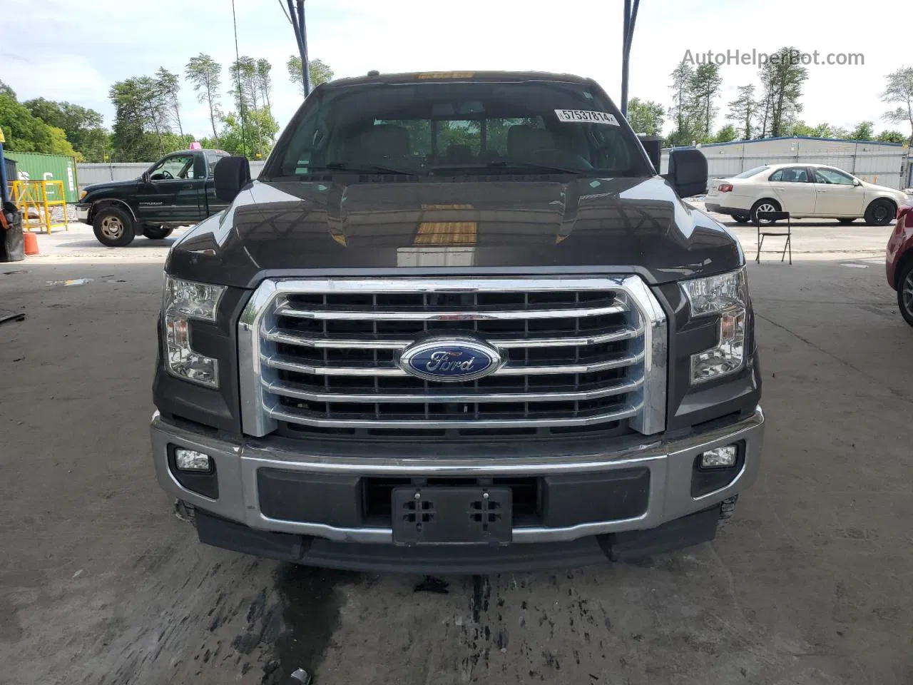 2017 Ford F150 Supercrew Gray vin: 1FTEW1EP4HFC84158