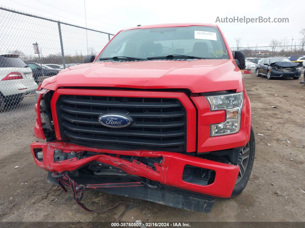 2017 Ford F-150 Xlt Red vin: 1FTEW1EP4HKC03053