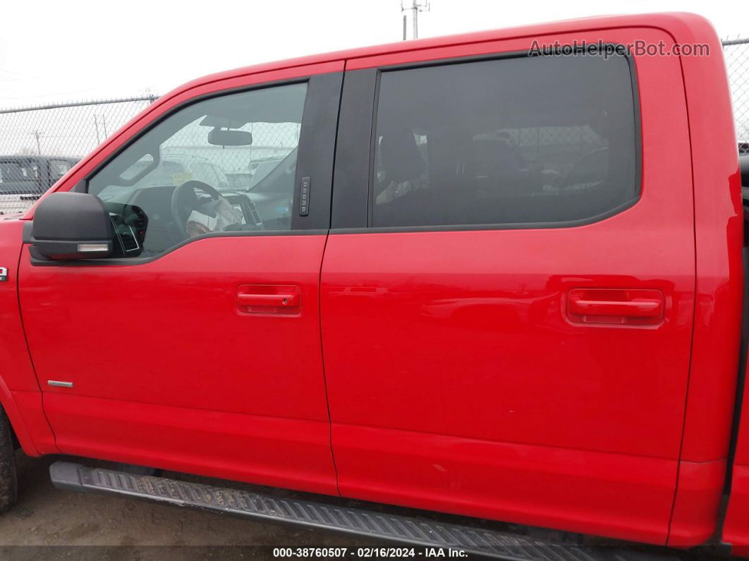 2017 Ford F-150 Xlt Red vin: 1FTEW1EP4HKC03053