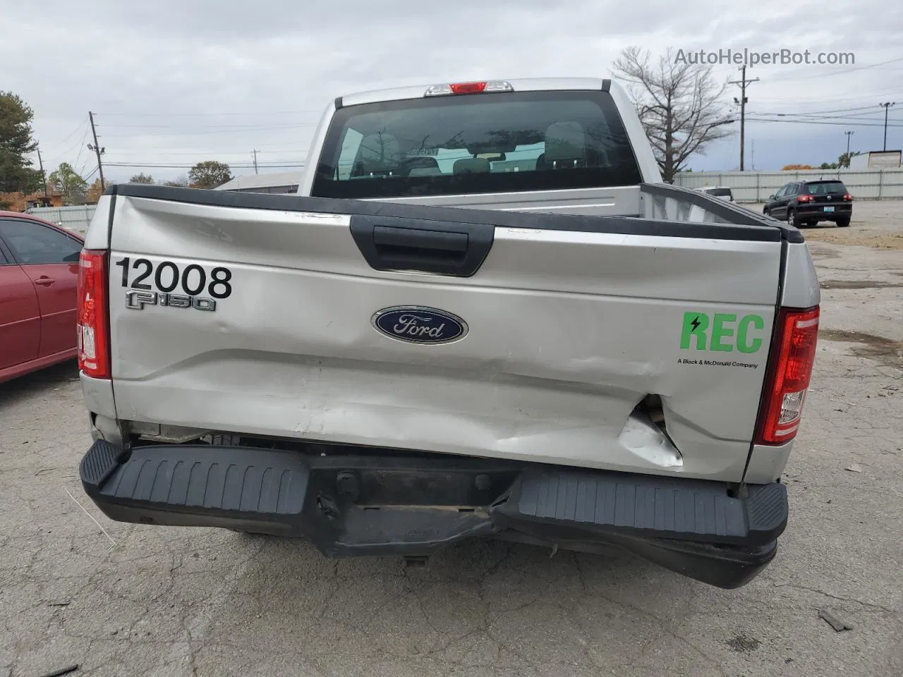 2017 Ford F150 Supercrew Silver vin: 1FTEW1EP4HKC59252