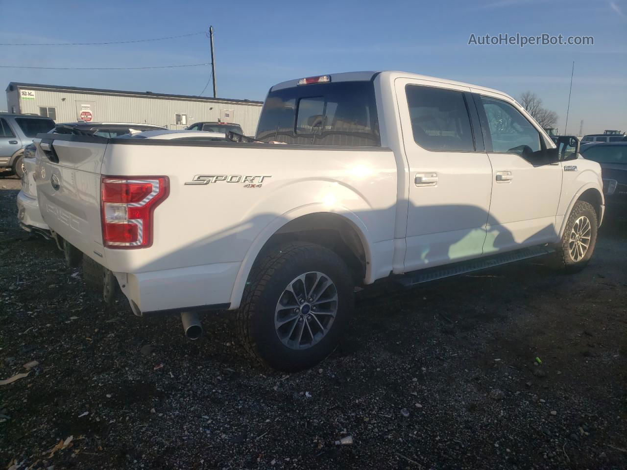 2018 Ford F150 Supercrew White vin: 1FTEW1EP4JFC87745