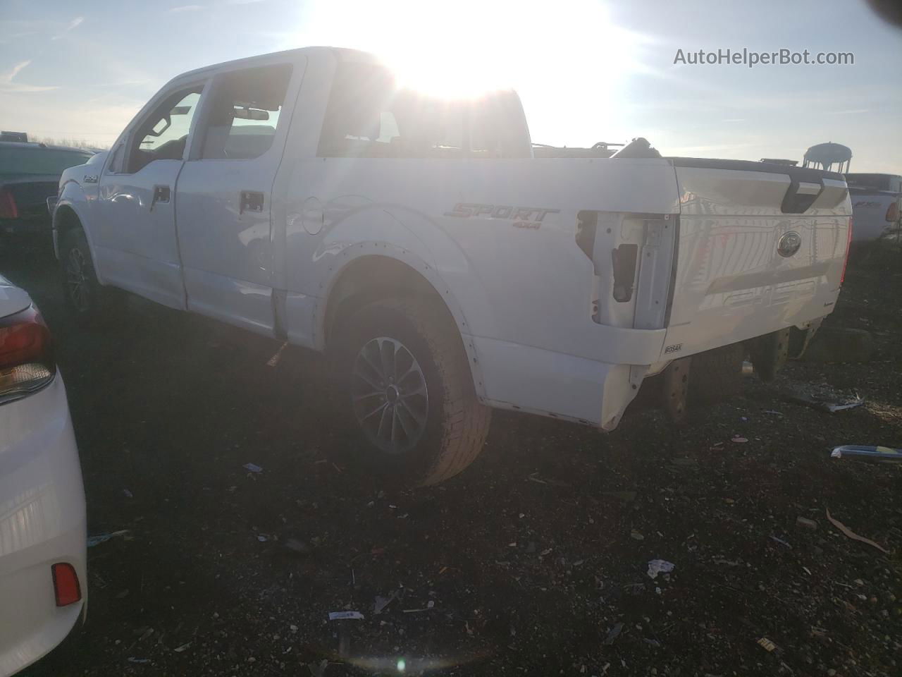 2018 Ford F150 Supercrew White vin: 1FTEW1EP4JFC87745