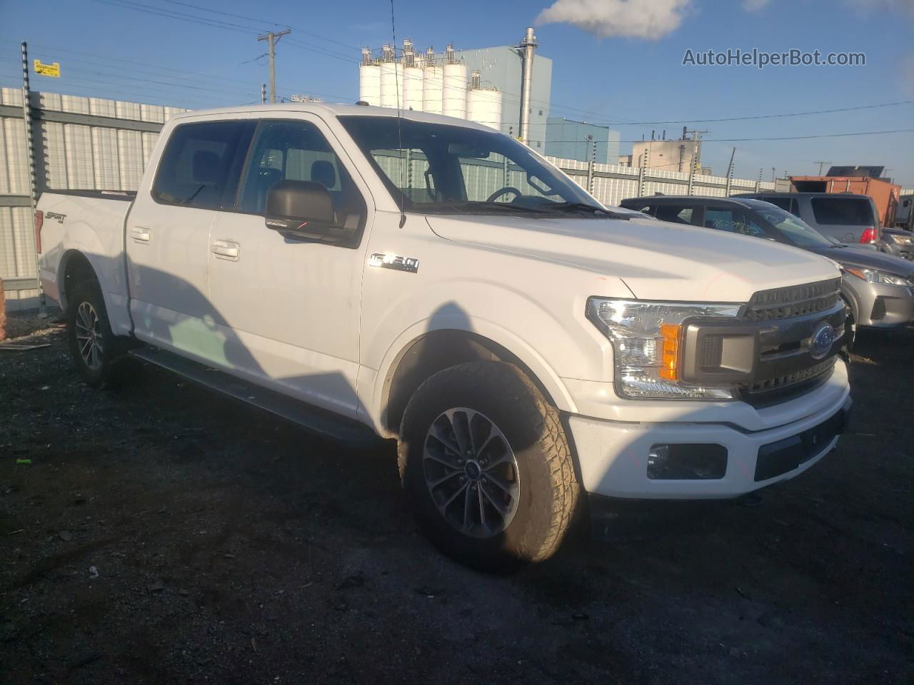 2018 Ford F150 Supercrew White vin: 1FTEW1EP4JFC87745