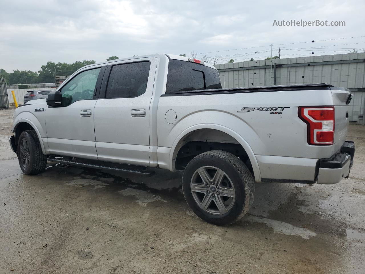 2018 Ford F150 Supercrew Silver vin: 1FTEW1EP4JFC87941