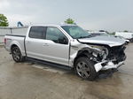 2018 Ford F150 Supercrew Silver vin: 1FTEW1EP4JFC87941