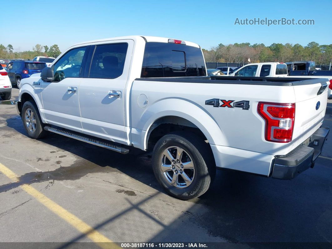 2019 Ford F-150 Xlt White vin: 1FTEW1EP4KFA12216