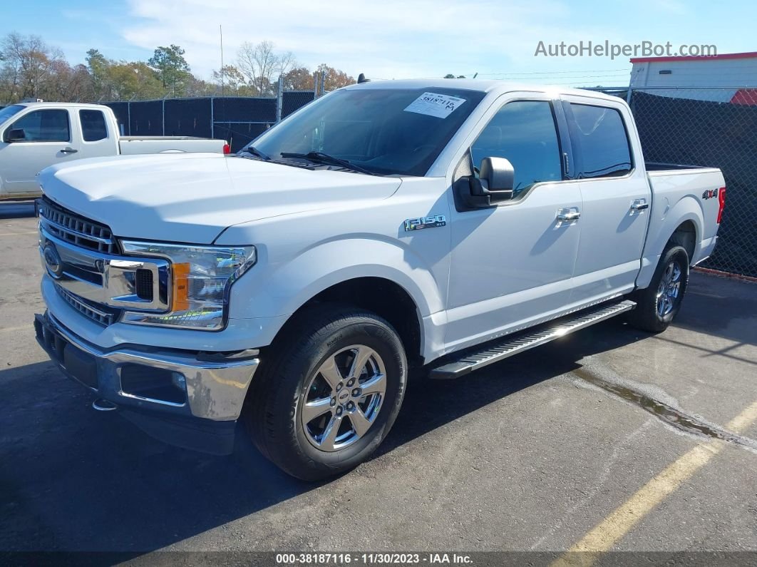 2019 Ford F-150 Xlt White vin: 1FTEW1EP4KFA12216