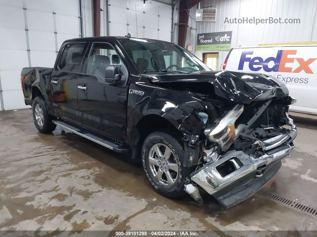 2019 Ford F-150 Xlt Black vin: 1FTEW1EP4KFC68565