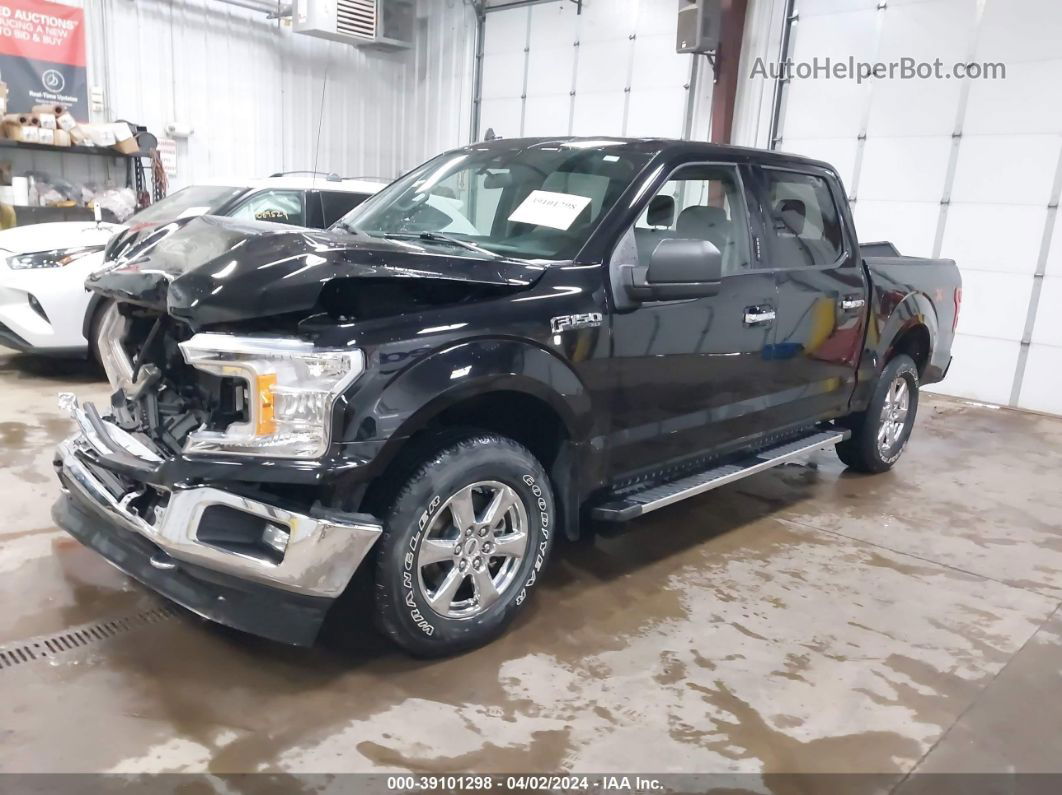 2019 Ford F-150 Xlt Black vin: 1FTEW1EP4KFC68565