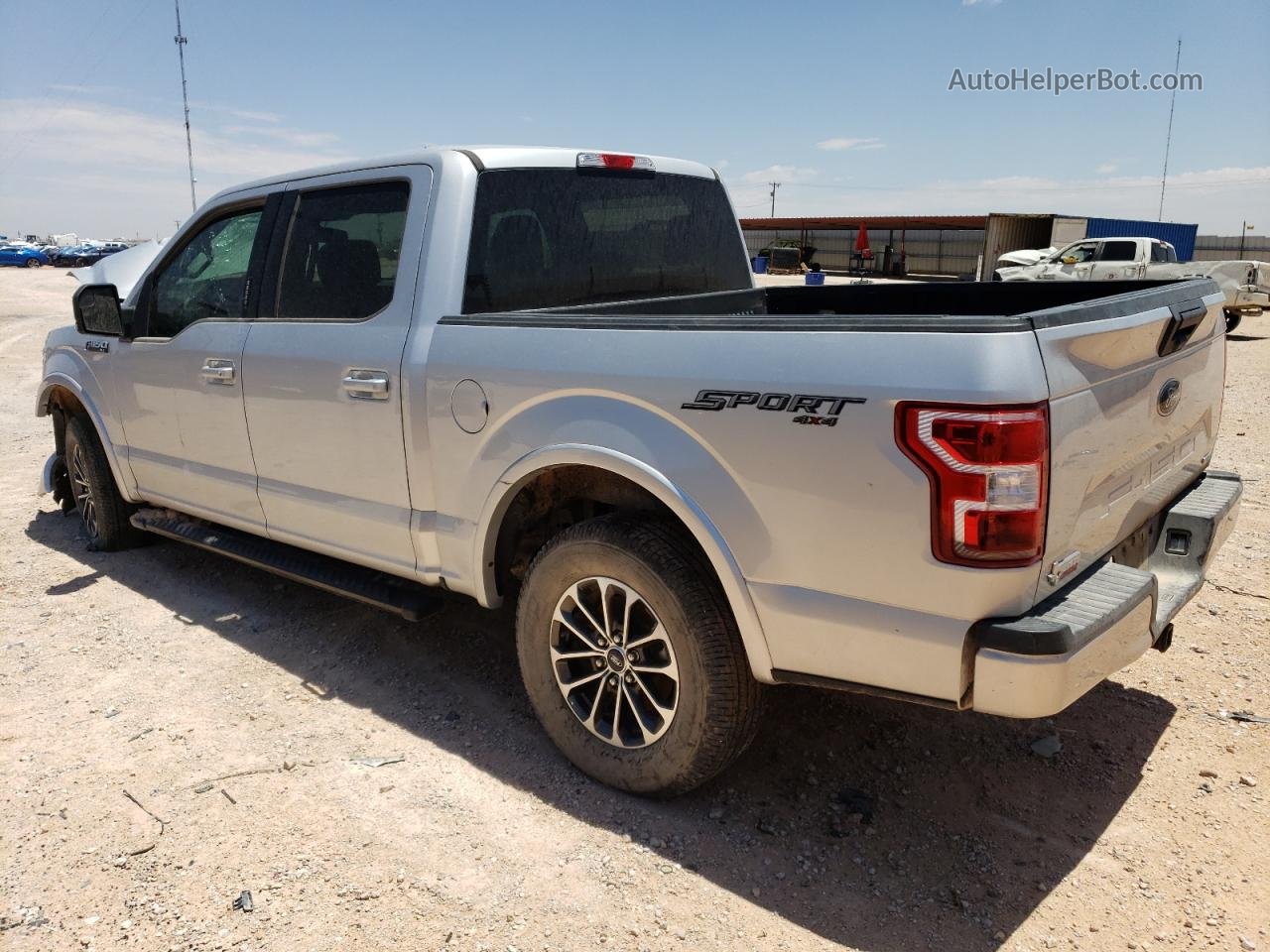 2019 Ford F150 Supercrew Silver vin: 1FTEW1EP4KKC10883