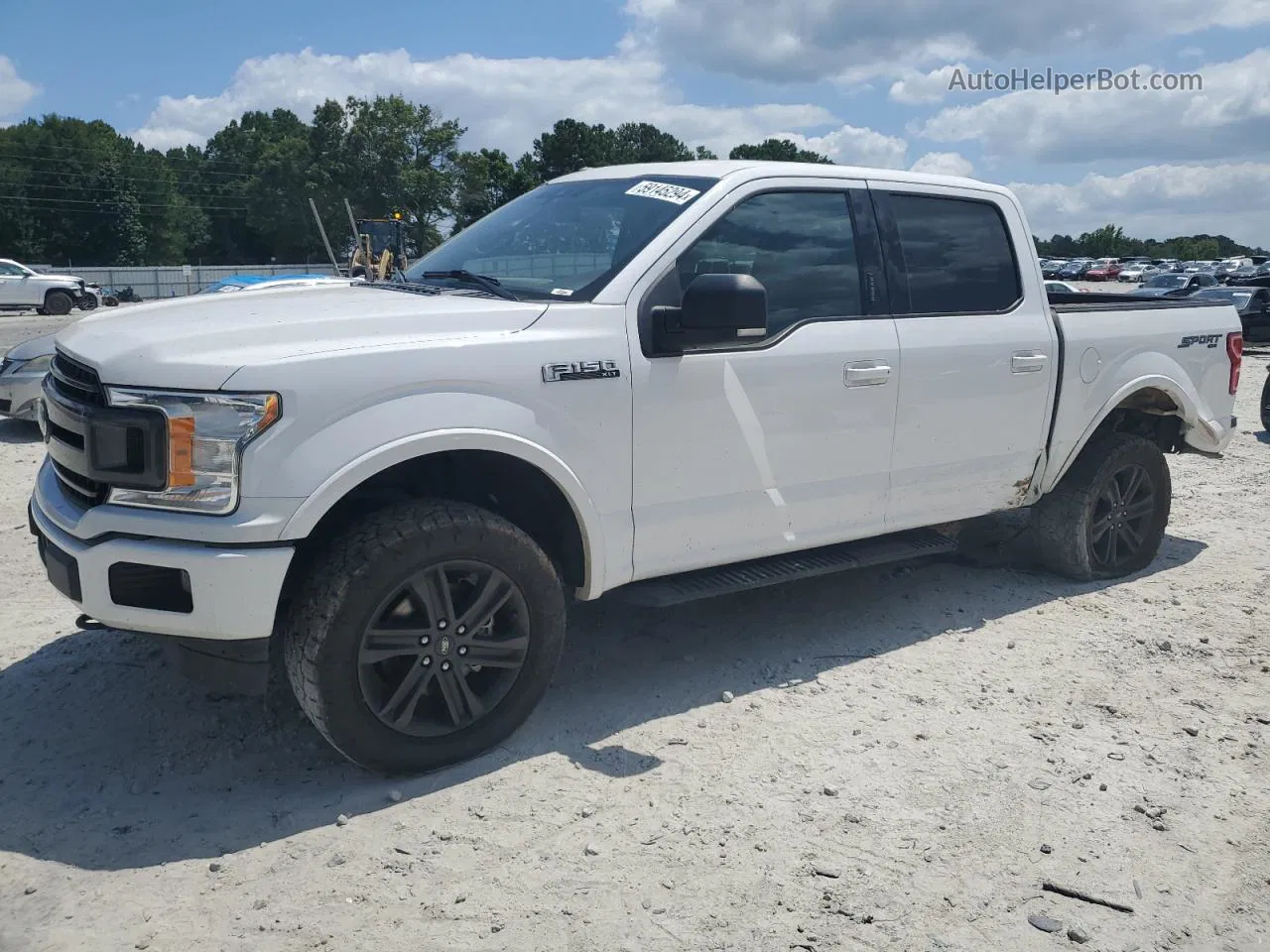 2019 Ford F150 Supercrew White vin: 1FTEW1EP4KKC57699