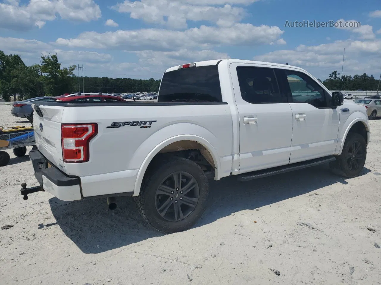 2019 Ford F150 Supercrew White vin: 1FTEW1EP4KKC57699